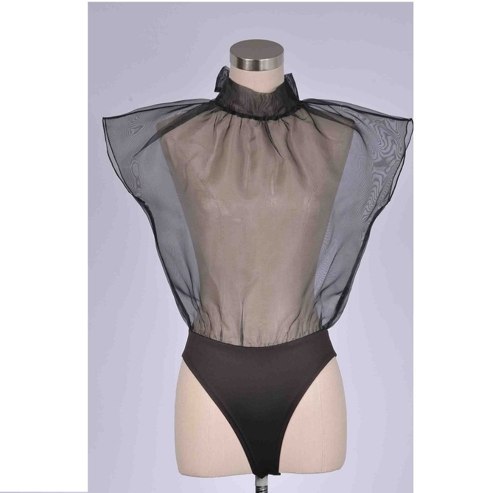 ORGANZA TIE BACK BODYSUIT
